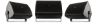 QSC AC-S6T-BK AcousticCoverage 6.5-inch two-way surface-mount loudspeaker, black