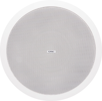 QSC AD-C.SUB-WH AcousticDesign 6.5-inch dual voice-coil ceiling subwoofer, white