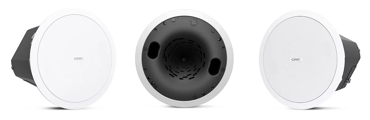 QSC AD-C6T-HC 6.5-inch two-way high-ceiling blind-mount ceiling loudspeaker