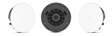 QSC AD-C6T-LPZB-WH 6.5-inch low-profile zero-bezel ceiling loudspeaker, white