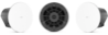 QSC AD-C6T-ZB-WH 6.5-inch two-way zero-bezel ceiling loudspeaker, white