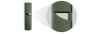 QSC AD-DWL.180 5.25-inch two-way 180-degree landscape bollard loudspeaker, green