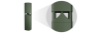 QSC AD-DWL.360 5.25-inch two-way 360-degree landscape bollard loudspeaker, green