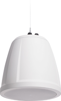 QSC AD-P.SUB-WH AcousticDesign 6.5-inch dual voice-coil pendant subwoofer, white
