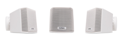 QSC AD-S.SAT 2.75-inch satellite surface-mount loudspeaker, white
