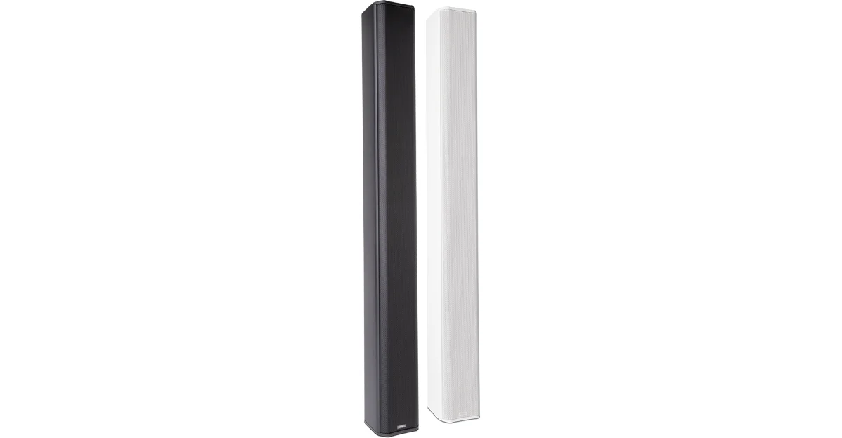 QSC AD-S162T sixteen-element 2.75-inch column surface-mount loudspeaker, white