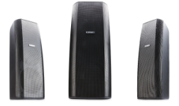 QSC AD-S282H dual 8-inch two-way AcousticDesign surface-mount loudspeaker, black