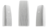 QSC AD-S282HT dual 8-inch two-way surface-mount loudspeaker with 70/100V transformer, white