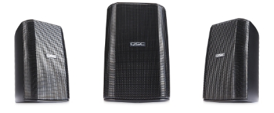 QSC AD-S32T 3-inch two-way AcousticDesign surface-mount loudspeaker, black