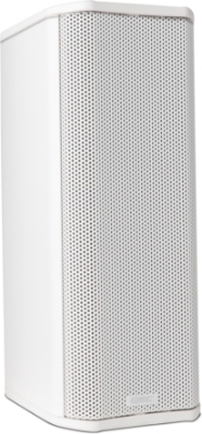 QSC AD-S402T-WH 4x2.75-inch column surface-mount loudspeaker, white
