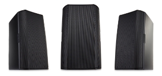 QSC AD-S5T-BK 5.25-inch two-way surface-mount loudspeaker, black