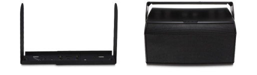 QSC AD-YMS12-WH white yoke mount for AcousticDesign AD-S12 surface-mount loudspeaker