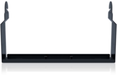 QSC CP12YM-BK black powder-coated steel yoke mount for CP12 powered loudspeaker