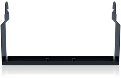 QSC CP12YM-BK black powder-coated steel yoke mount for CP12 powered loudspeaker