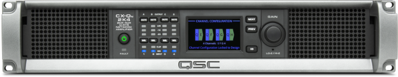 QSC CX-Qn 2K4 four-channel Q-SYS network power amplifier (non-Reflect)