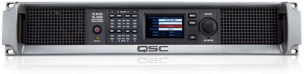 QSC CXD4.3Q 4-channel 3000W Q-SYS network processing amplifier