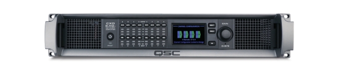 QSC CXD8.4Qn 8-channel 4000W Q-SYS network amplifier, no analog inputs