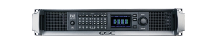 QSC CXD8.8Q 8-channel 8000W Q-SYS network processing amplifier