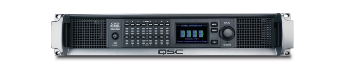 QSC CXD8.8Qn 8-channel 8000W Q-SYS network amplifier, no analog inputs