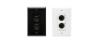 QSC Attero Tech Axon D2i single-gang Dante AES67 wall plate with 2 mic/line inputs