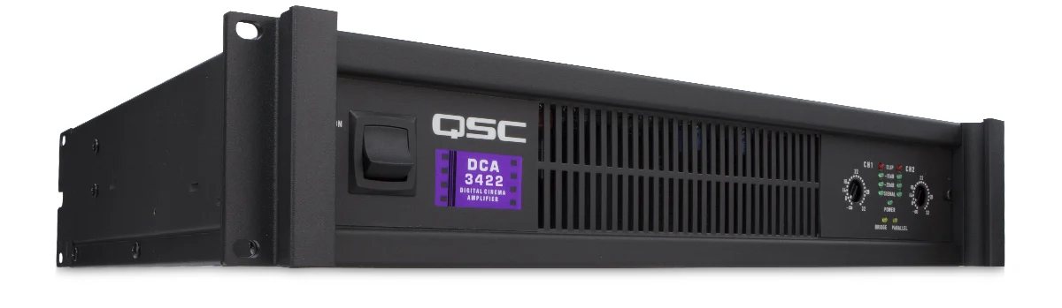 QSC DCA3422 2-channel 1250W digital cinema power amplifier