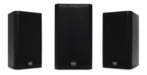 QSC E110 10-inch two-way passive live sound loudspeaker, black