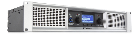 QSC GXD8 2-channel 3000W class-D power amplifier with DSP