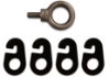 QSC LA-KIT-I installation kit with two shackle adapters and pullback eyebolt for LA108 and LA112