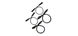 QSC LA-KIT-J-NA North America jumper kit with two 24-inch powerCON and etherCON cables