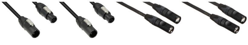 QSC LS-KIT-J-NA North America jumper kit, powerCON TRUE1 and etherCON 48 in cables for LS118