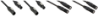 QSC LS-KIT-J international jumper kit, powerCON TRUE1 and etherCON 1.2 m cables for LS118