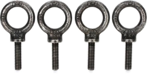 QSC M10 KIT-S eyebolt kit, four M10 forged shoulder eyebolts for suspending LS118 subwoofers