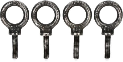 QSC M10 KIT-S eyebolt kit, four M10 forged shoulder eyebolts for suspending LS118 subwoofers