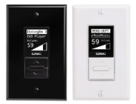 QSC MP-MFC-NA-WH Decora-style multi-function wall controller for MP-M mixers, white