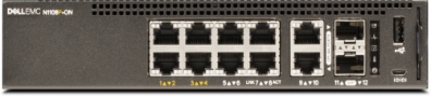 QSC Q-SYS NS-1108P pre-configured 8-port PoE network switch