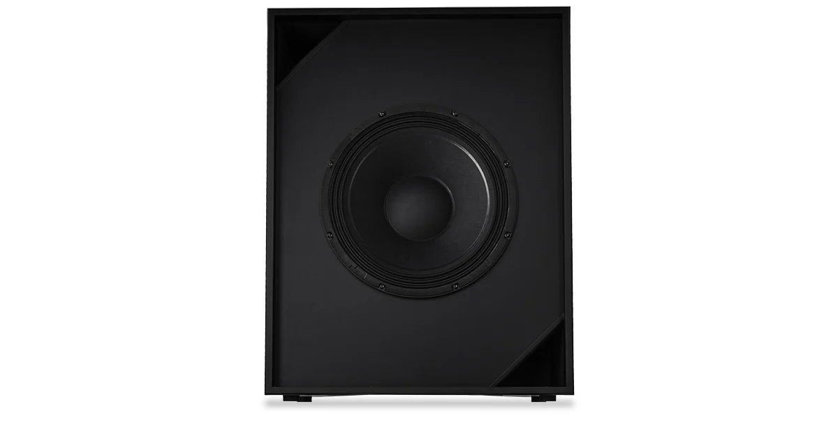 QSC SB-1180 compact cinema subwoofer with single 18-inch 600 W transducer