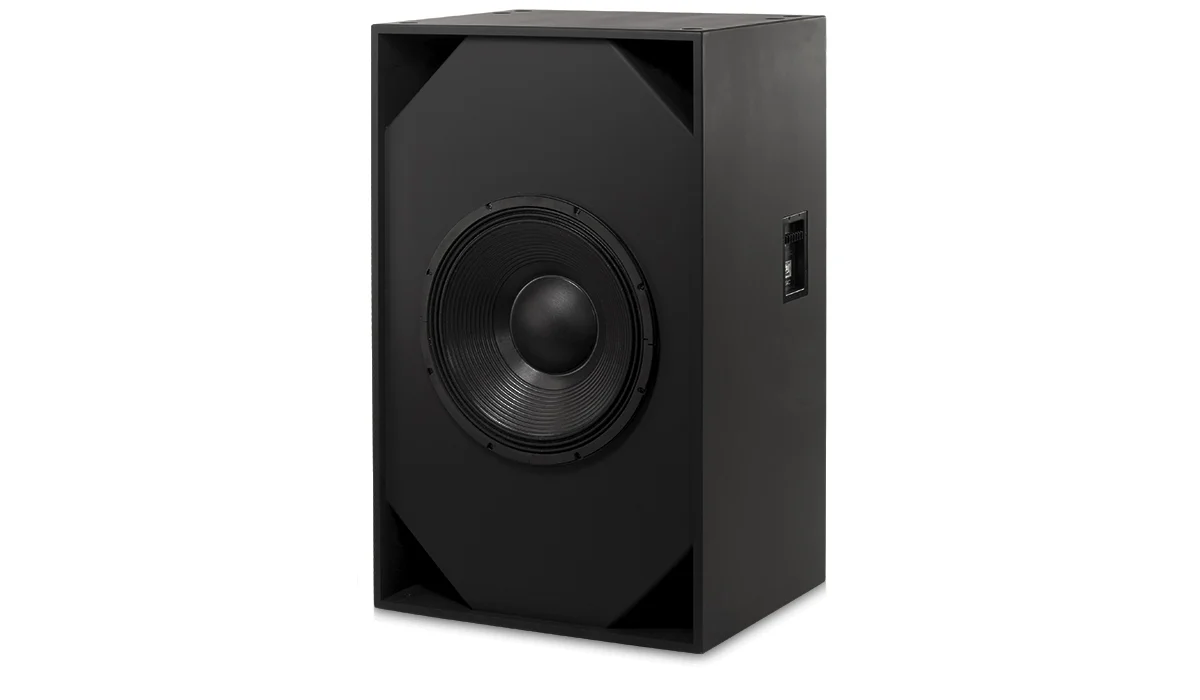 QSC SB-15121 cinema subwoofer with single 21-inch 1500 W transducer