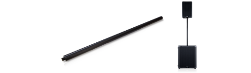 QSC SP-16x 16-inch threaded 35 mm speaker pole extension