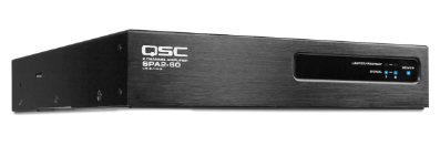QSC SPA2-60 2-channel 60W half-rack ENERGY STAR installation amplifier