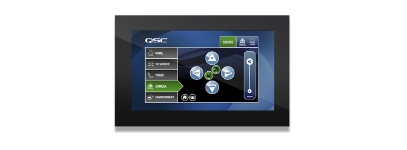 QSC Q-SYS TSC-116w-G2 11.6-inch in-wall or tabletop PoE touch screen controller, black
