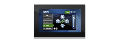 QSC Q-SYS TSC-116w-G2 11.6-inch in-wall or tabletop PoE touch screen controller, black