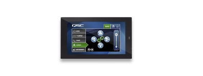 QSC Q-SYS TSC-55w-G2 5.5-inch in-wall PoE touch screen controller, black