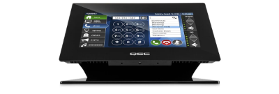 QSC Q-SYS TSC-7t 7-inch tabletop touch screen controller and dialer