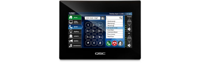 QSC Q-SYS TSC-7w 7-inch wall-mount PoE touch screen controller