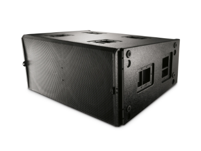 QSC WL218-sw dual 18-inch passive WideLine line array subwoofer, black