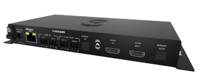 QSC Attero Tech unHX2D 2-channel Dante/AES67 surface-mount audio interface