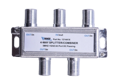 Vanco 121441X 4-Way Splitter/Combiner