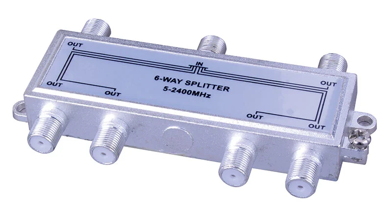 Vanco 3A0016X 6-Way 2.4GHz Satellite Splitter