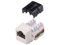 Vanco 820426 Category 6 90 Degree Keystone Insert, White