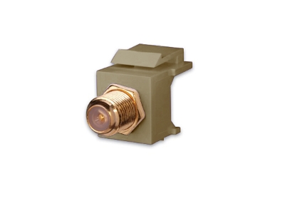 Vanco 820472 F81 Gold Keystone Insert, Ivory